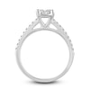 Thumbnail Image 3 of Previously Owned Diamond Engagement Ring 3/4 ct tw Pear Shaped 14K White Gold