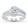 Thumbnail Image 3 of Previously Owned Diamond Ring Setting 5/8 ct tw Round-cut 14K White Gold