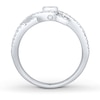 Thumbnail Image 1 of Previously Owned Diamond Ring 1/2 carat tw Round-cut 14K White Gold