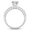 Thumbnail Image 2 of Previously Owned Colorless Diamond Engagement Ring Setting 7/8 ct tw Round 14K White Gold