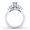 Thumbnail Image 1 of Previously Owned Diamond Ring Setting 1 carat tw Round 18K White Gold