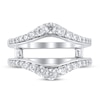 Thumbnail Image 3 of Previously Owned Diamond Enhancer Ring 3/4 ct tw Round 18K White Gold