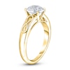 Thumbnail Image 2 of Diamond Solitaire Infinity Engagement Ring 3/4 ct tw Round 14K Yellow Gold (I2/I)