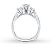 Thumbnail Image 1 of Previously Owned Diamond Ring Setting 3/4 ct tw Round Ideal-cut 18K White Gold