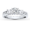 Thumbnail Image 2 of Previously Owned Diamond Ring Setting 3/4 ct tw Round Ideal-cut 18K White Gold