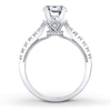 Thumbnail Image 2 of Previously Owned Natalie K Ring Setting 1/3 ct tw Diamonds 14K White Gold