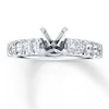 Thumbnail Image 1 of Previously Owned Diamond Ring Setting 3/4 carat tw Round Platinum