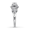 Thumbnail Image 3 of Previously Owned Diamond Engagement Ring 1 ct tw Round-cut 14K White Gold