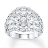 Thumbnail Image 1 of Previously Owned Diamond Ring 3-1/2 ct tw Round-cut 14K White Gold