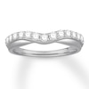 Thumbnail Image 1 of Previously Owned Diamond Contour Ring 1/2 carat tw Round 14K White Gold