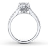 Thumbnail Image 1 of Previously Owned Diamond Engagement Ring 1 ct tw Oval 14K White Gold