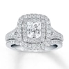 Thumbnail Image 1 of Previously Owned Neil Lane Bridal Set 2-1/4 ct tw Diamonds 14K White Gold