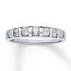 Thumbnail Image 1 of Previously Owned Diamond Anniversary Band 1/2 ct tw 14K White Gold