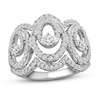 Thumbnail Image 1 of Previously Owned Closer Together Diamond Ring 3/4 ct tw Round 14K White Gold