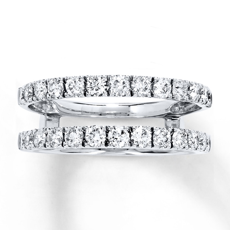 Main Image 1 of Previously Owned Diamond Enhancer Ring 1 carat tw Round-cut 14K White Gold