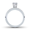 Thumbnail Image 2 of Previously Owned Vera Wang WISH Engagement Ring Setting 1/2 ct tw Diamonds 14K White Gold