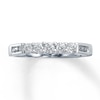 Thumbnail Image 0 of Previously Owned Diamond Anniversary Band 3/8 ct tw Round-cut 14K White Gold