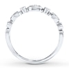 Thumbnail Image 2 of Previously Owned Diamond Anniversary Band 1/10 ct tw Round-cut 10K White Gold