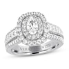 Thumbnail Image 1 of Previously Owned Vera Wang WISH Oval Diamond Ring 1-3/8 ct tw 14K White Gold