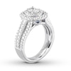 Thumbnail Image 2 of Previously Owned Vera Wang WISH Oval Diamond Ring 1-3/8 ct tw 14K White Gold