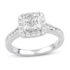 Thumbnail Image 1 of Previously Owned Diamond Engagement Ring 1 ct tw Princess-cut 14K White Gold