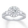 Thumbnail Image 2 of Previously Owned Colorless Diamond Ring Setting 7/8 ct tw Round 14K White Gold