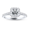 Thumbnail Image 1 of Previously Owned Vera Wang WISH Diamond Bridal Setting 3/4 ct tw 14K White Gold