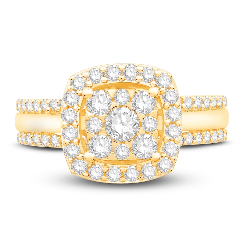 Main Image 3 of Previously Owned Diamond Ring 1 ct tw Round 14K Yellow Gold