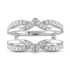 Thumbnail Image 3 of Previously Owned Vera Wang WISH Diamond Enhancer Ring 3/8 ct tw Round 14K White Gold