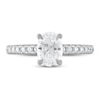 Thumbnail Image 3 of Previously Owned Royal Asscher Isla Diamond Engagement Ring 1-1/3 ct tw Round/Oval 14K White Gold