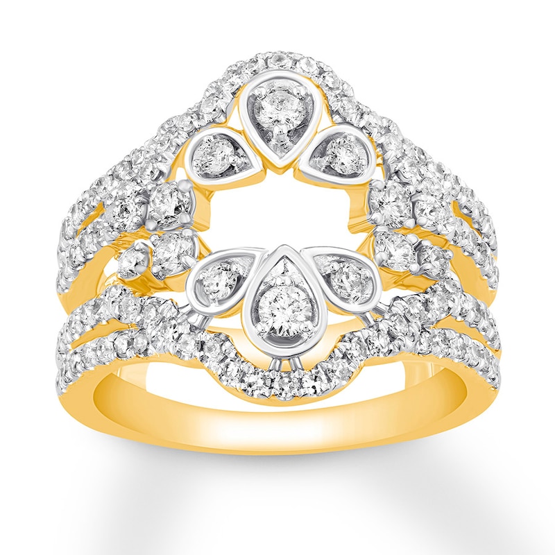 Main Image 1 of Previously Owned Diamond Enhancer Ring 1 ct tw Round-cut 14K Yellow Gold