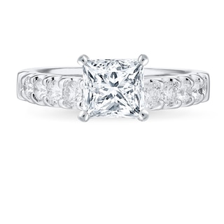 Previously Owned Diamond Engagement Ring Setting 3/4 ct tw Round ...