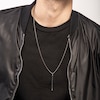 Thumbnail Image 3 of Marco Dal Maso Men's Long Green Leather Pendant Necklace Sterling Silver 26"