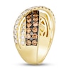 Thumbnail Image 2 of Previously Owned Le Vian Chocolate Diamond Ring 1-7/8 ct tw Round 14K Honey Gold