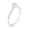 Thumbnail Image 1 of Previously Owned THE LEO First Light Diamond Ring 1/3 ct tw 14K White Gold