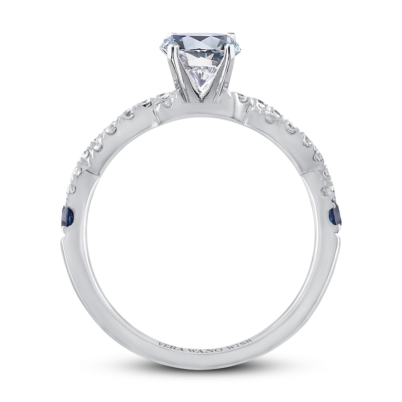 Main Image 4 of Previously Owned Vera Wang WISH Ring Setting 1/4 ct tw Diamonds 14K White Gold