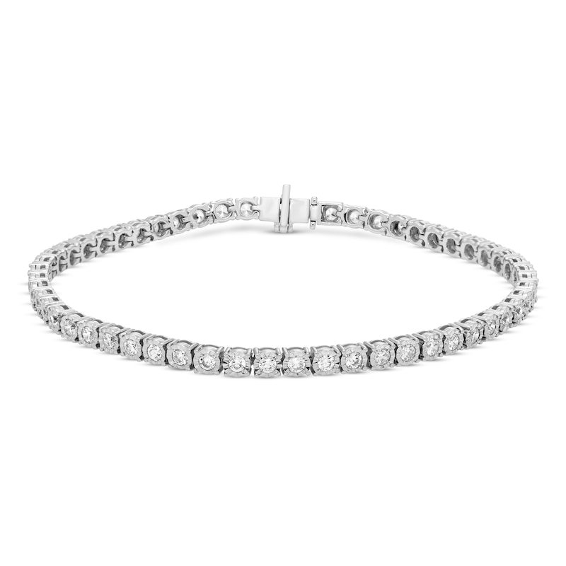 Previously Owned Diamond Tennis Bracelet 1 1/2 ct tw Round 10K White Gold