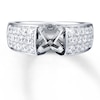 Thumbnail Image 1 of Previously Owned Diamond Ring Setting 1 carat tw Round-cut 14K White Gold