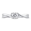 Thumbnail Image 3 of Previously Owned Diamond Engagement Ring 1/2 ct tw Round 14K White Gold