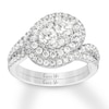 Thumbnail Image 1 of Previously Owned Ever Us Diamond Bridal Set 1-1/3 ct tw 14K White Gold