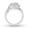 Thumbnail Image 2 of Previously Owned Ever Us Diamond Bridal Set 1-1/3 ct tw 14K White Gold