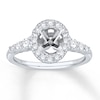 Thumbnail Image 1 of Previously Owned Diamond Engagement Ring Setting 5/8 ct tw 14K White Gold