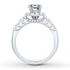 Thumbnail Image 2 of Previously Owned Diamond Engagement Ring Setting 5/8 ct tw 14K White Gold