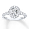 Thumbnail Image 3 of Previously Owned Diamond Engagement Ring Setting 5/8 ct tw 14K White Gold