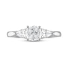 Thumbnail Image 3 of Previously Owned Diamond Engagement Ring 1-1/3 ct tw Cushion/Pear-shaped/Round 14K White Gold