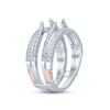 Thumbnail Image 2 of Previously Owned Pnina Tornai Diamond Enhancer Ring 1/2 ct tw Round 14K White Gold