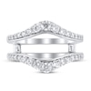 Thumbnail Image 2 of Previously Owned Diamond Enhancer Ring 3/4 ct tw Round 18K White Gold