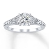 Thumbnail Image 1 of Previously Owned Diamond Engagement Ring Setting 1/4 ct tw Round 14K White Gold