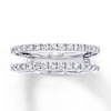 Thumbnail Image 1 of Previously Owned Diamond Enhancer Ring 1/2 ct tw Round-cut 14K White Gold