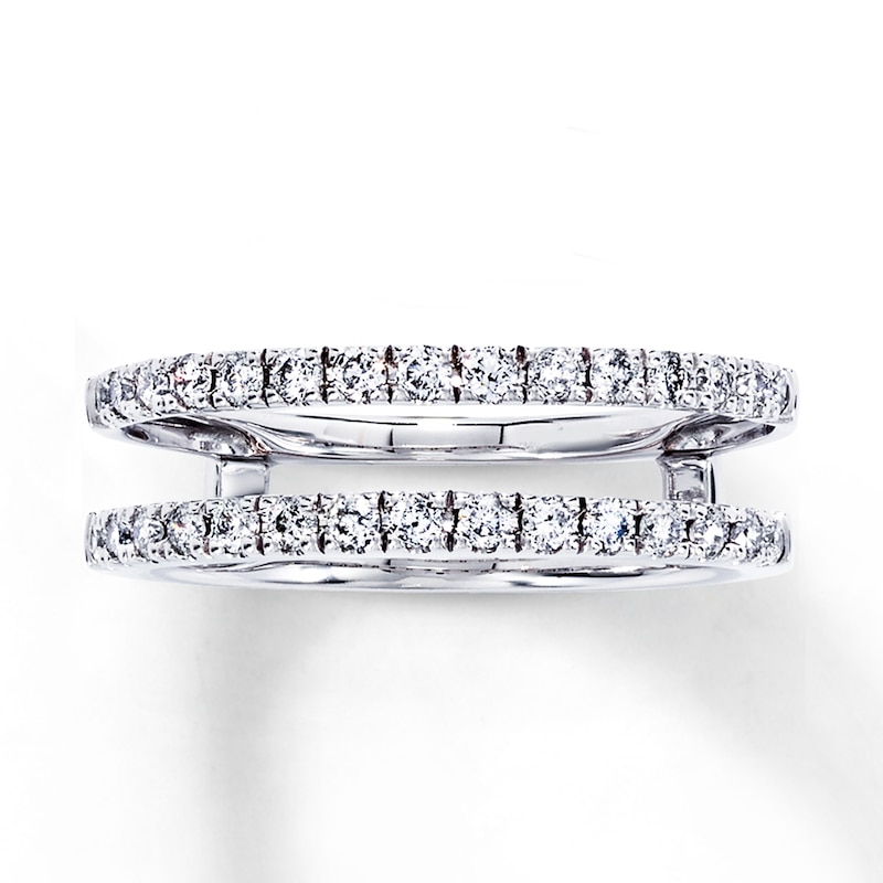 Main Image 1 of Previously Owned Diamond Enhancer Ring 1/2 ct tw Round-cut 14K White Gold